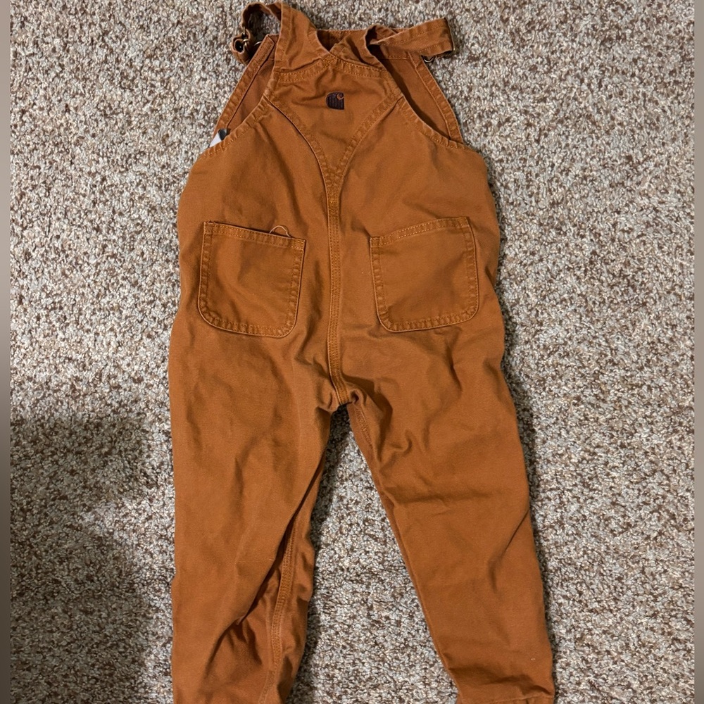 Carhartt Toddler 3T Brown Bib Overalls